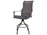 Victoria Wicker Espresso Swivel Bar Stool Set of 6