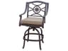 Ten Star Cast Aluminum Antique Bronze Swivel Counter Height Stool Set of 6