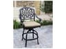Elisabeth Cast Aluminum Antique Bronze Swivel Counter Height Stool Set of 6