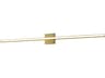 Alexander 1-Light Aged Brass Vanity Light