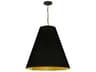 Anaya 1-Light Black Gold Aged Brass Pendant