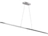 Array 1-Light Polished Chrome Linear Island Pendant