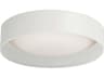 Carmen 1-Light Matte White Round Flush Mount