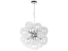Comet 6-Light Polished Chrome Globe Sputnik Chandelier