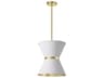 Caterine 1-Light Aged Brass Mini Pendant