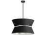 Caterine 4-Light Matte Black Silver Pendant