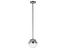 Dayana 1-Light Polished Chrome Globe Mini Pendant
