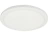 Franchesa 1-Light Matte White Round Flush Mount