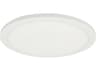 Franchesa 1-Light Matte White Round Flush Mount
