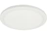 Franchesa 1-Light Matte White Round Flush Mount