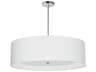 Helena 4-Light Polished Chrome White Pendant