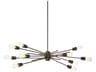 Nebraska 10-Light Espresso Bronze Linear Sputnik Pendant