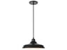 Olya 1-Light Matte Black Dome Mini Pendant