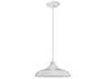 Olya 1-Light Matte White Dome Pendant