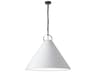 Princeton 1-Light Matte Black White Pendant
