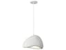 Pilar 1-Light White Pendant