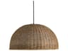 Pourel Dome Pendant Light in Natural Seagrass