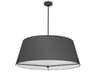 Preston 4-Light Black Matte Drum Pendant