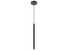 Sanya 1-Light Matte Black Linear Mini Pendant
