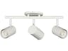 Taylor 3-Light Matte White Cylinder Track & Rail Light