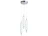 Typha 3-Light Polished Chrome Cylinder Mini Pendant