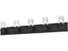 Veronica 5-Light Matte Black Vanity Light