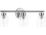 Vienna 3-Light Polished Chrome Vanity Light