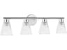 Vienna 4-Light Polished Chrome Vanity Light