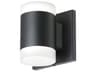 Wilson 2-Light Matte Black Wall Sconce