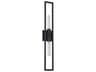 Wisteria Wall Sconce Matte Black Modern