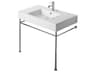 Vero 46'' Polished Chrome Metal Console
