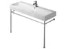 Vero 44'' Polished Chrome Metal Console