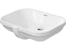 D-code 22'' Ceramic White High Gloss Undermount Sink with no faucet hole