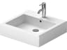 Vero 20'' Ceramic White High Gloss Sink with 3 Faucet Hole