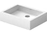 Vero 20'' Ceramic White High Gloss Washbowl Sink with No Faucet Hole