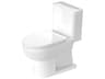 No.1 15'' Ceramic Single-Flush White High Gloss Toilet - Left-Hand Lever