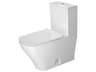 Durastyle 15'' Ceramic Dual Flush White High Gloss Two-Piece Toilet