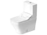 Durastyle 15'' Ceramic Single Flush White Two-Piece Toilet - HygieneGlaze