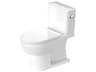 No.1 15'' Ceramic White Single Flush One-Piece Toilet - Right Side Lever