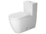 Me By Starck 15'' Ceramic Elongated Single Flush White One-Piece Toilet