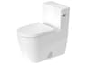 Me By Starck 16'' Ceramic Elongated White One-Piece Toilet - HygieneGlaze