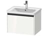 Ketho.2 item 25" White High Gloss Wall-Mounted Vanity Unit