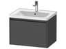 Ketho.2 item 25" Graphite Matt Wall-Mounted Vanity Unit