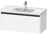 Ketho.2 item 39" White Matt  Wall-Mounted Vanity Unit