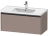 Ketho.2 item 39" Bassalt Matt Wall-Mounted Vanity Unit