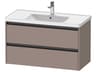 Ketho.2 item 39" Two Frawer Bassalt Matt Wall-Mounted Vanity Unit