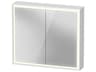 L-cube 32'' White Frame LED Mirror - Sensor Switch - Left & Right Side Hinge