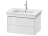 White Tulip 27'' White High Gloss Wall-Mounted Vanity Unit