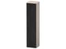 Zencha 16'' Black Oak Matt/Taupe Super Matt Wall-Mounted Cabinet - Left Hand Hinge