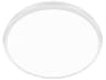 Parthenon 1-Light White Round Flush Mount